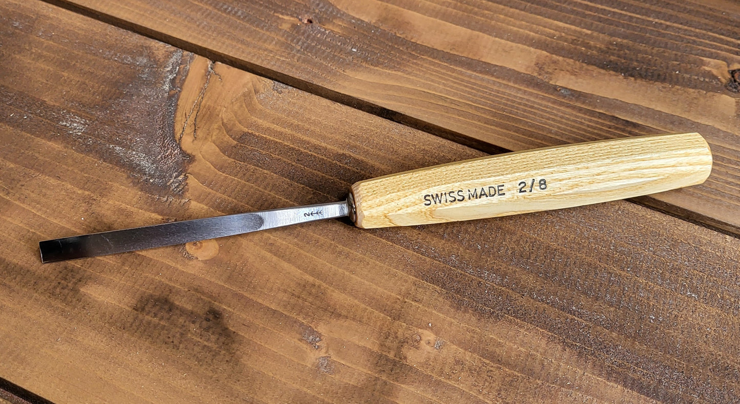PFEIL taisnais pusapaļais kokgriešanas kalts Nr. 2/8