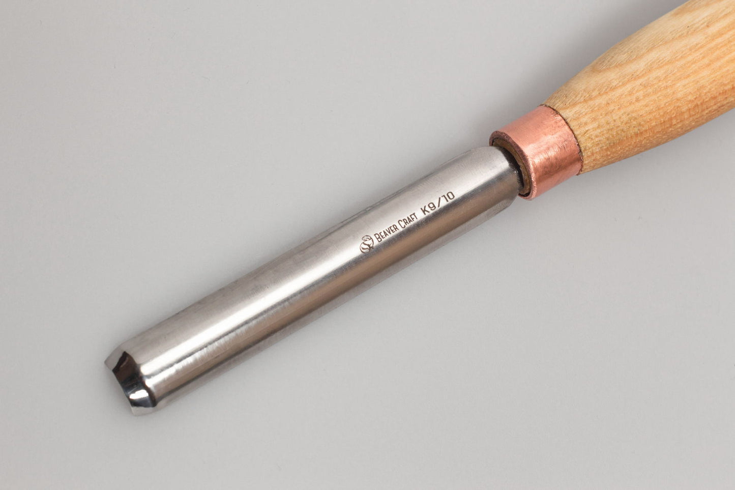 BEAVERCRAFT mazais taisnais Nr.9 pusapaļais kalts K9/10