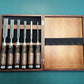 NAREX kaltu komplekts Wood Line Profi 853053 (6 gab.), koka kastē