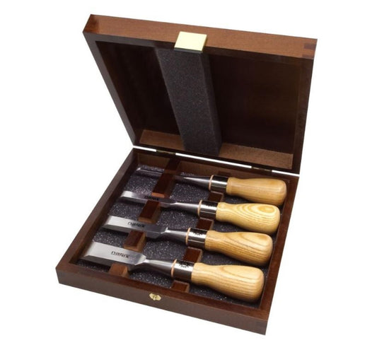 NAREX RICHTER plaukstas kaltu komplekts koka kastītē, 853800