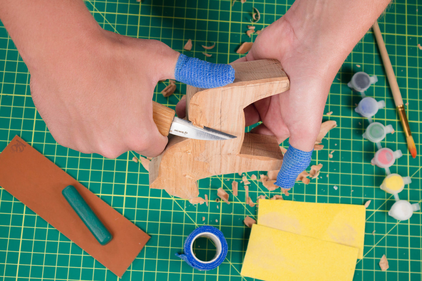 BEAVERCRAFT Dālarnas zirga figūras kokgriešanas komplekts iesācējiem DIY02